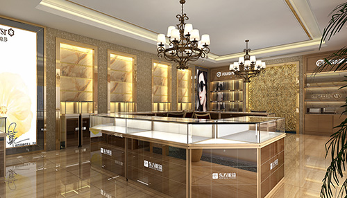 珠寶展柜制作結(jié)構(gòu)簡約，但是不簡單！