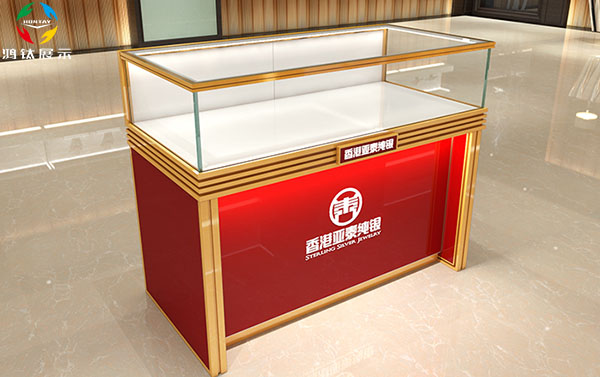 玻璃珠寶展柜、珠寶展柜顏色,珠寶展柜搭配,鴻鈦珠寶展柜廠家