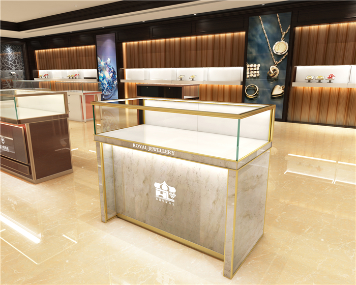 珠寶首飾展示柜臺(tái)L款-01