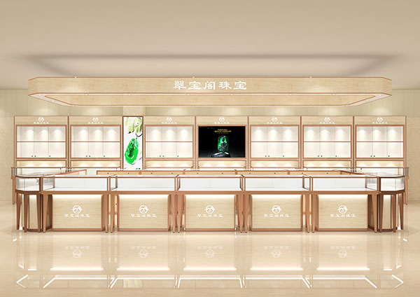 珠寶展示柜臺(tái),專業(yè)珠寶展柜廠家,定制玻璃珠寶展示柜